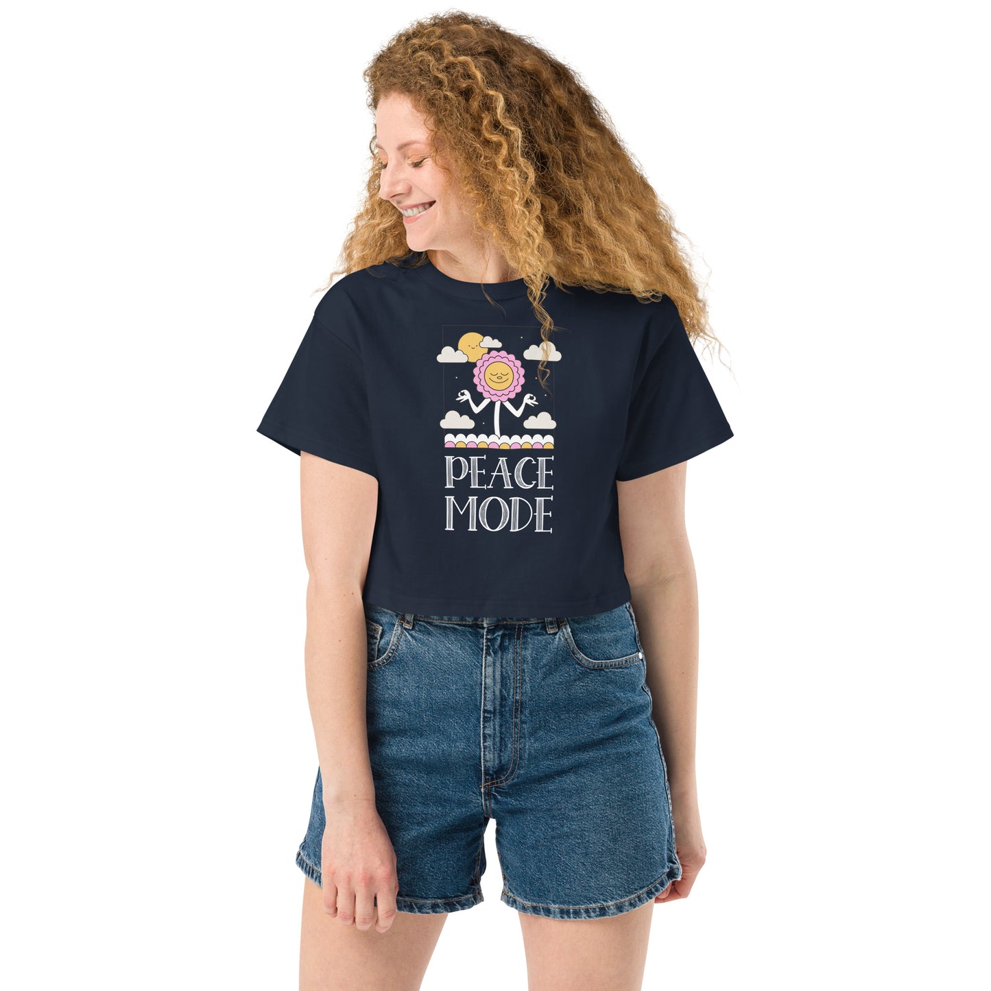 Peace Mode Champion crop top