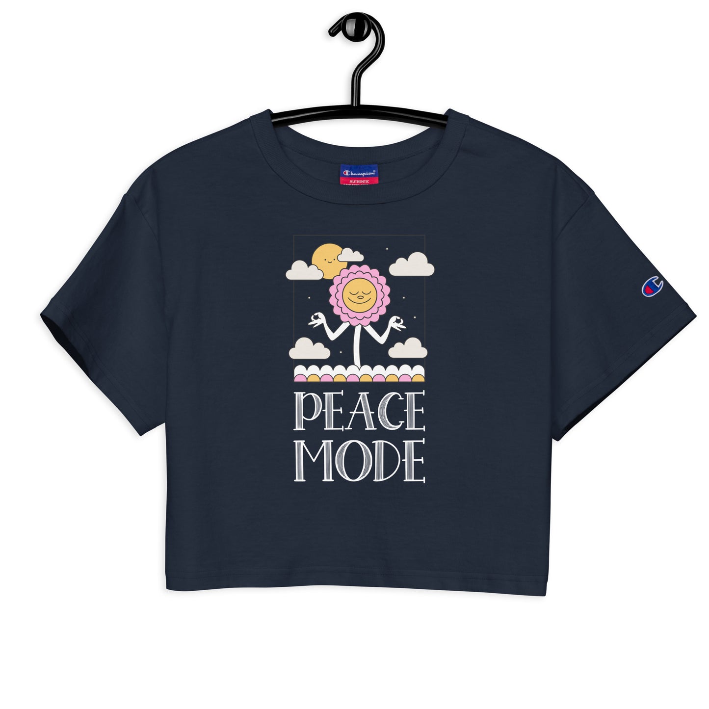 Peace Mode Champion crop top
