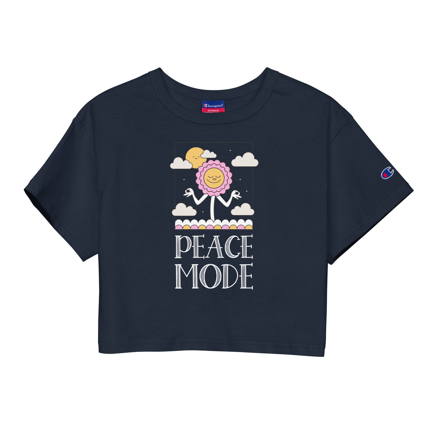 Peace Mode Champion crop top