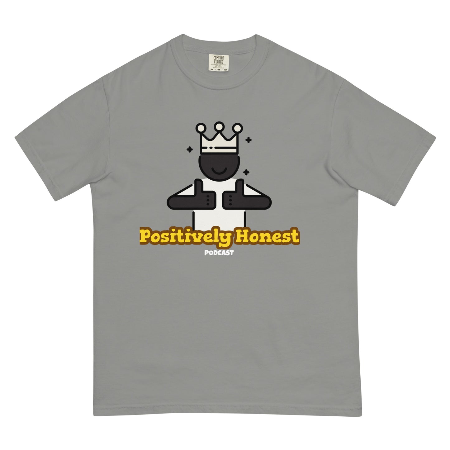 Positively Honest Podcast Men’s garment-dyed heavyweight t-shirt