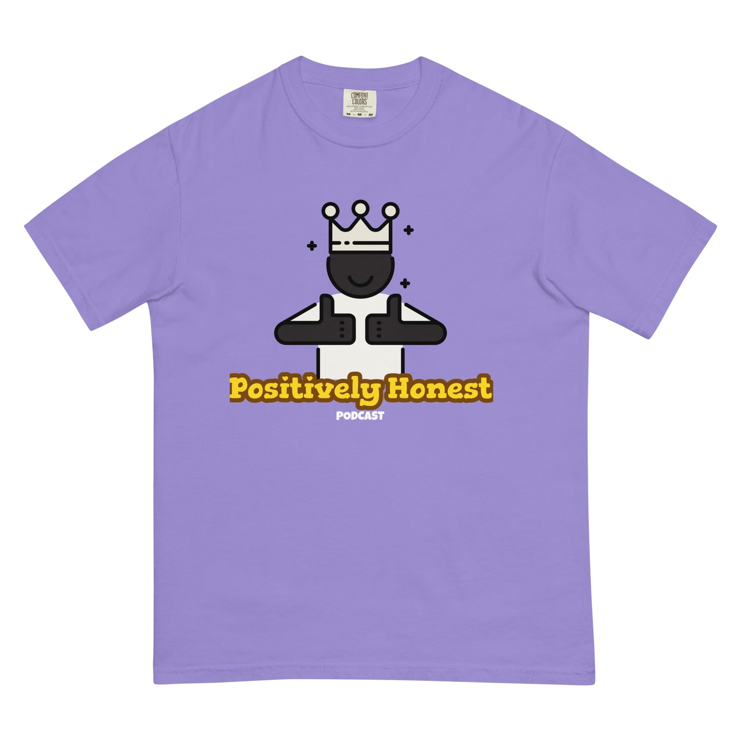 Positively Honest Podcast Men’s garment-dyed heavyweight t-shirt