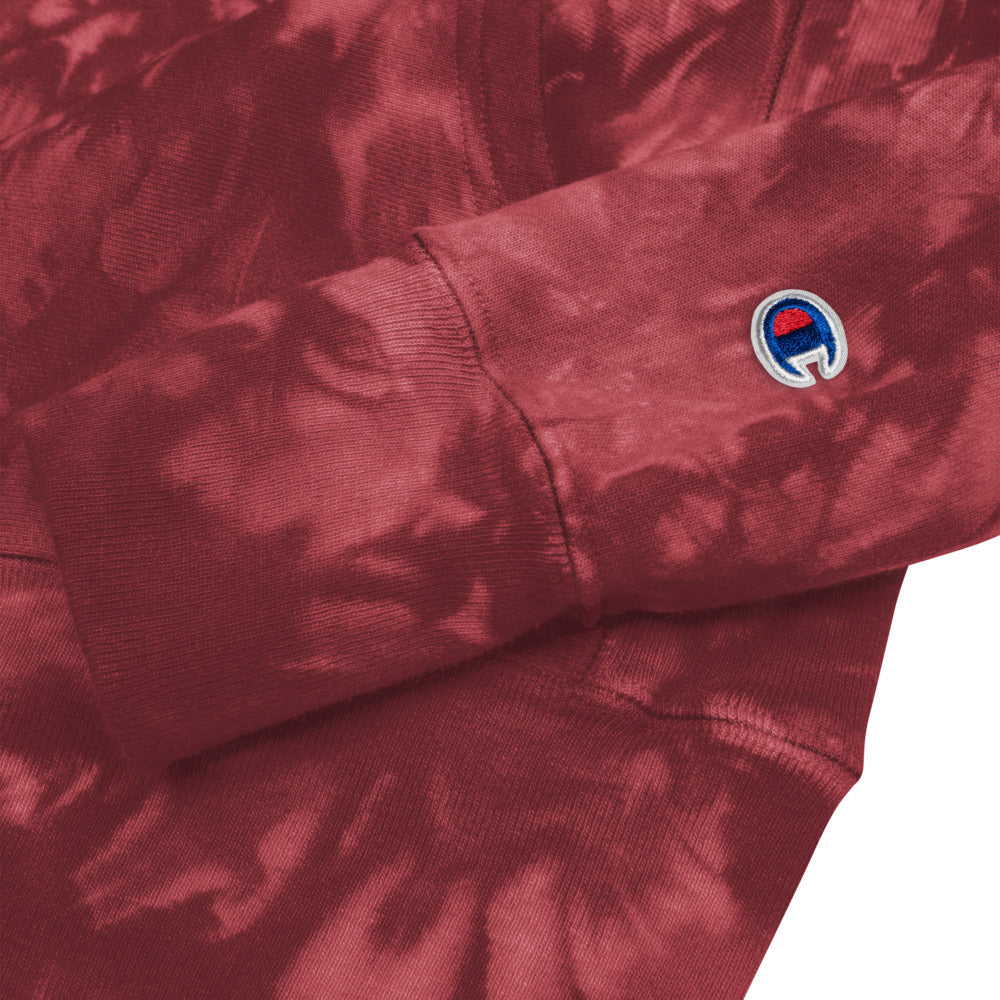 Heal unisex Champion tie-dye hoodie