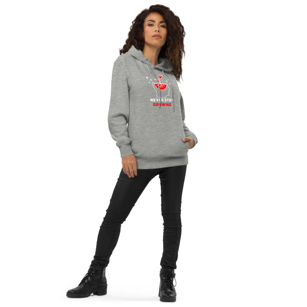 Never Stop Growing Unisex fashion hoodie