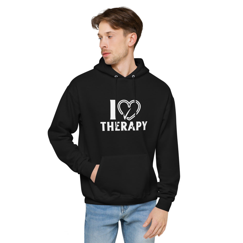 I love Therapy unisex hoodie