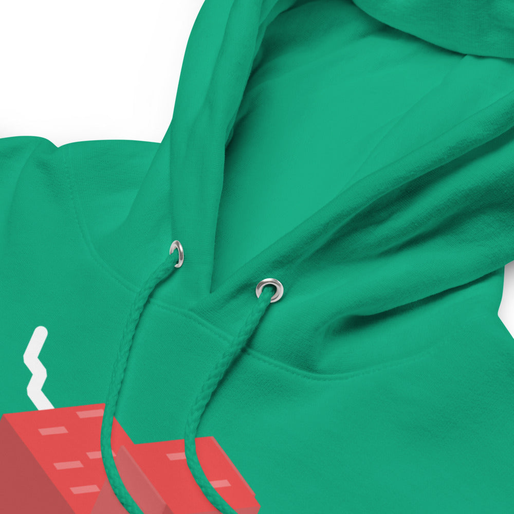 Adapt to change Unisex fleece hoodie