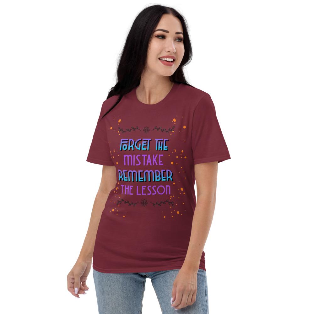 Forget the mistake remember the lesson