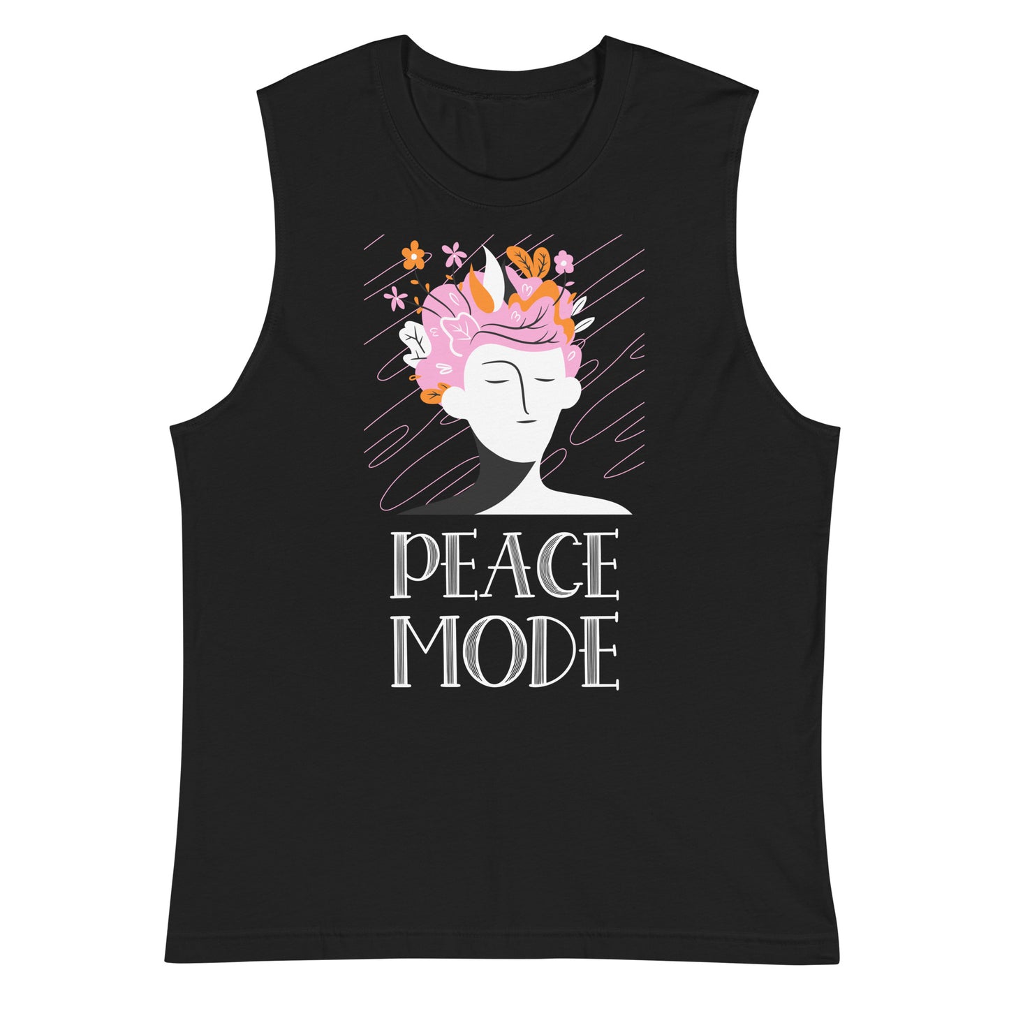 Peace Mode Unisex Muscle Shirt