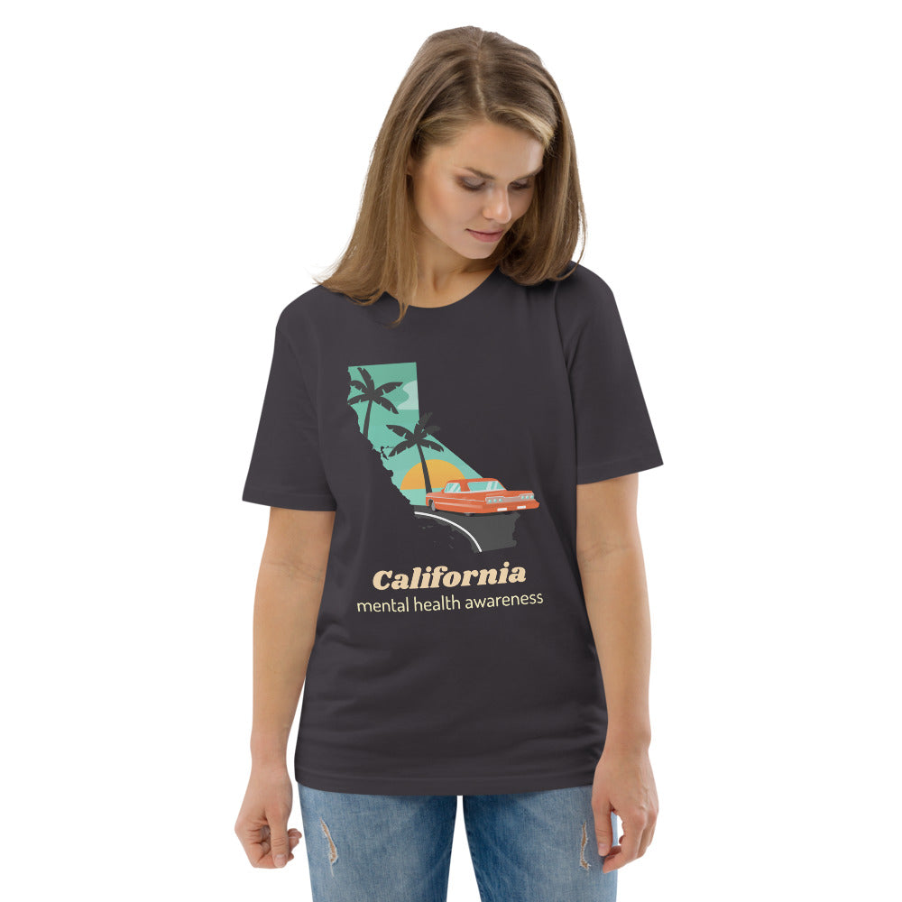California unisex organic cotton t-shirt