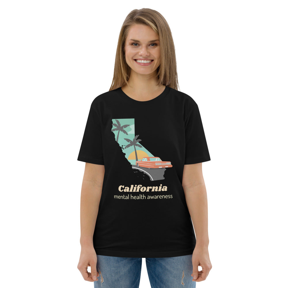 California unisex organic cotton t-shirt