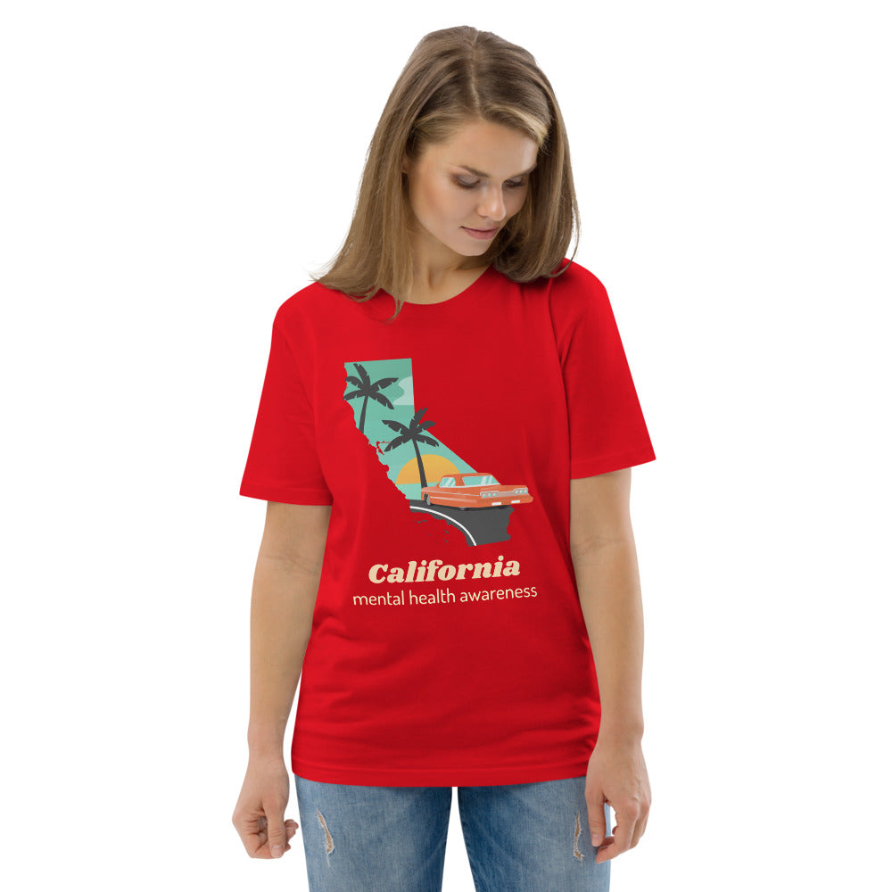 California unisex organic cotton t-shirt
