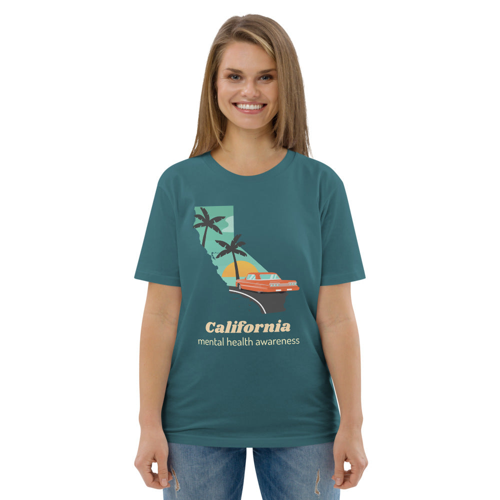 California unisex organic cotton t-shirt