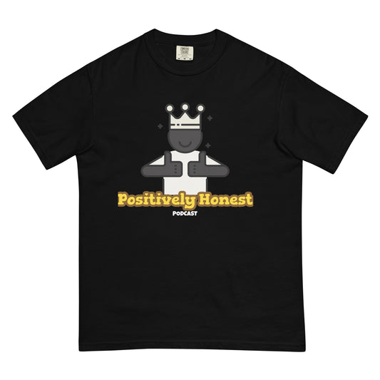 Positively Honest Podcast Men’s garment-dyed heavyweight t-shirt