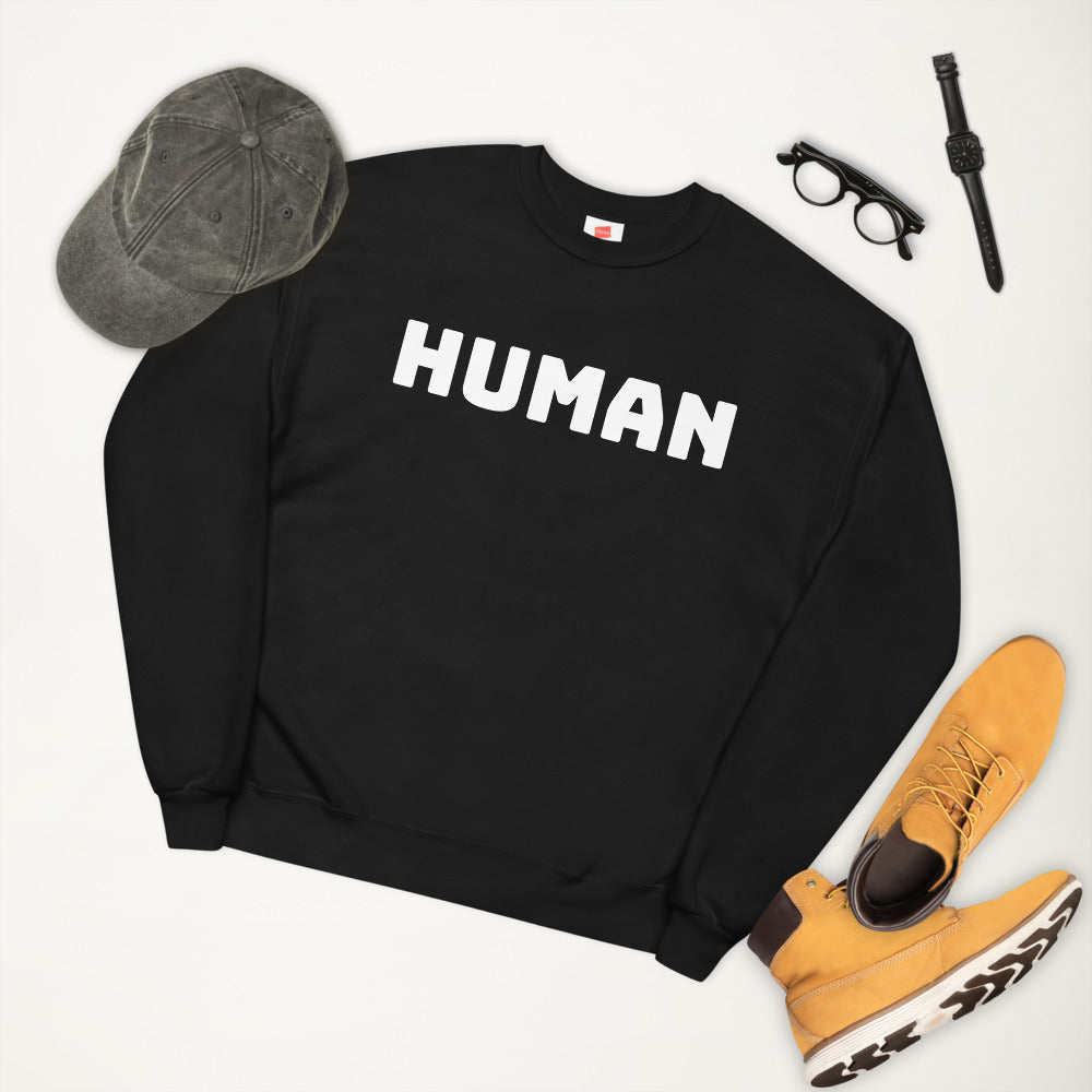 Human unisex sweatshirt