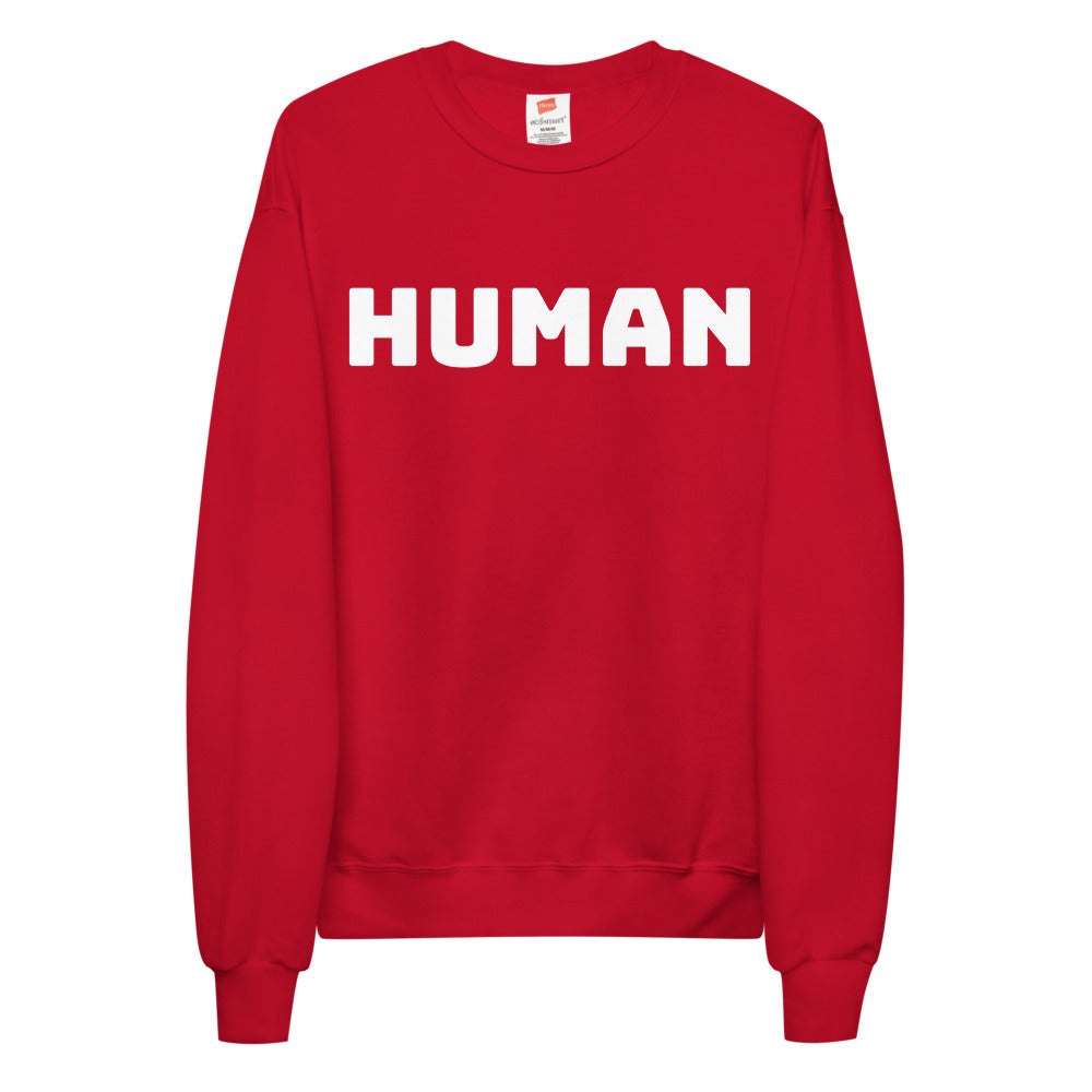 Human unisex sweatshirt