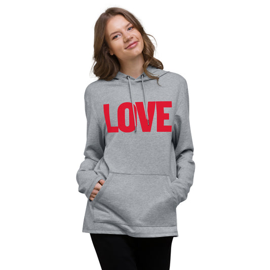 Love unisex Lightweight Hoodie