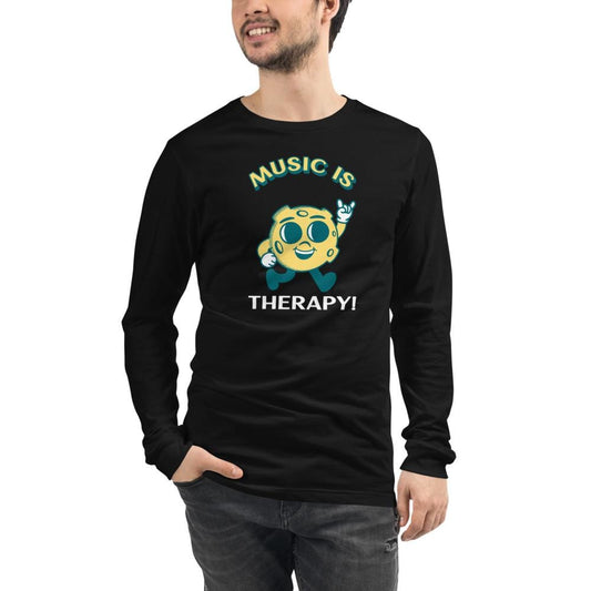 Music is Therapy long sleeve T-shirt