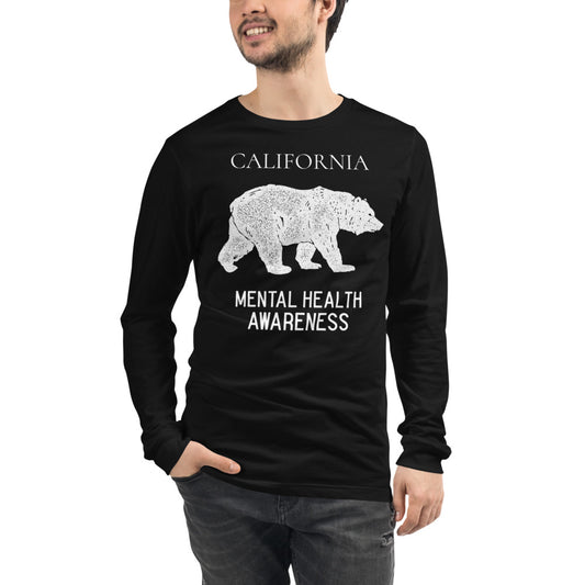 California Mental health awareness unisex-long-sleeve-tee