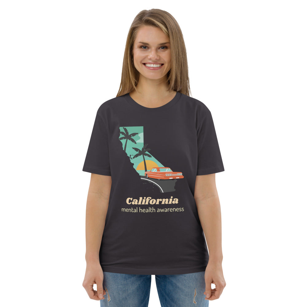 California unisex organic cotton t-shirt