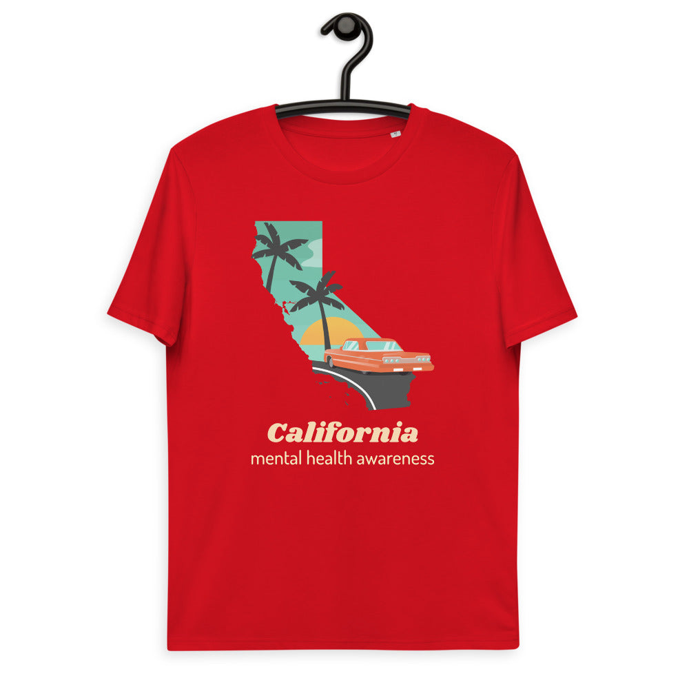 California unisex organic cotton t-shirt