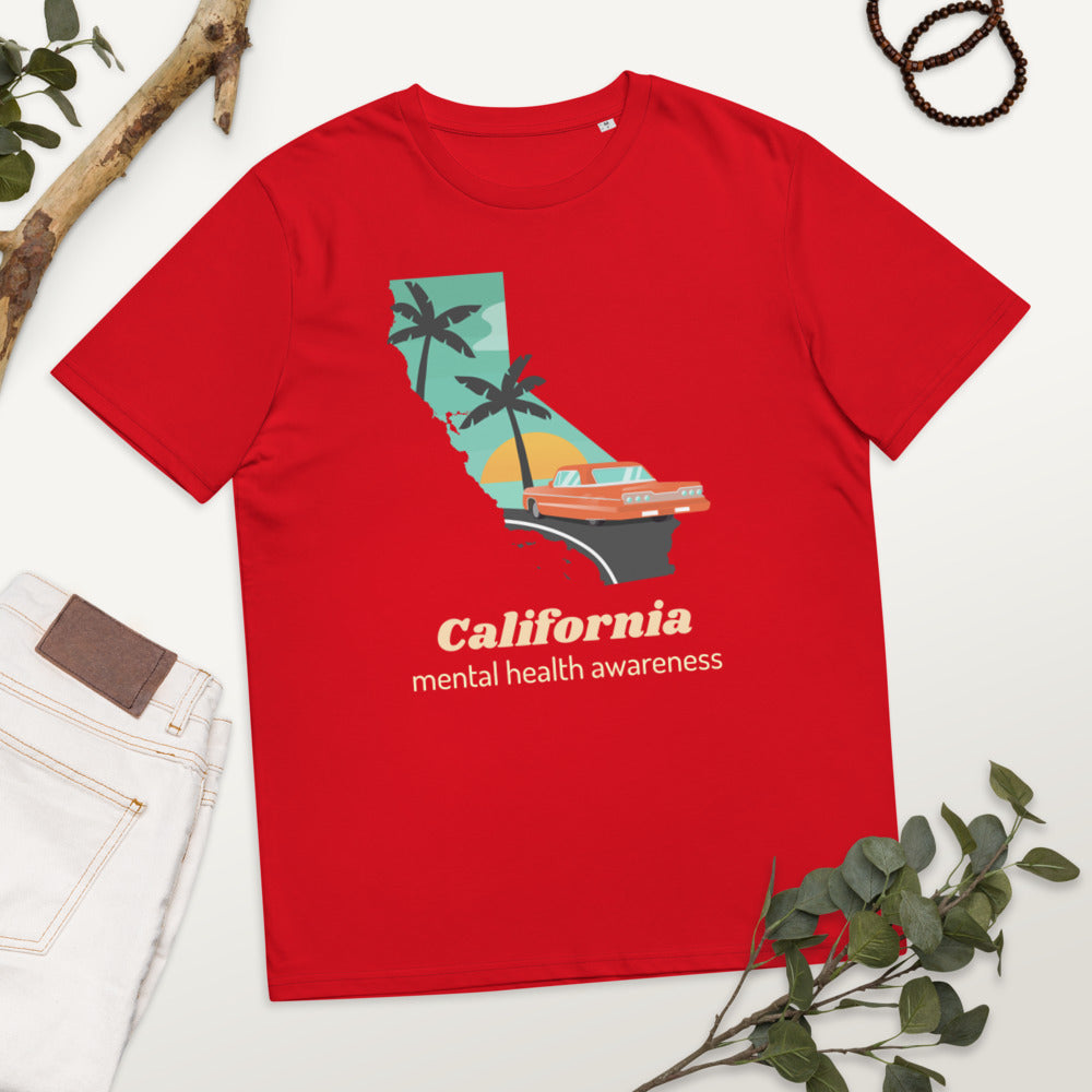 California unisex organic cotton t-shirt