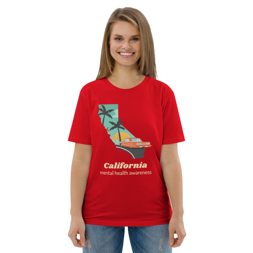 California unisex organic cotton t-shirt