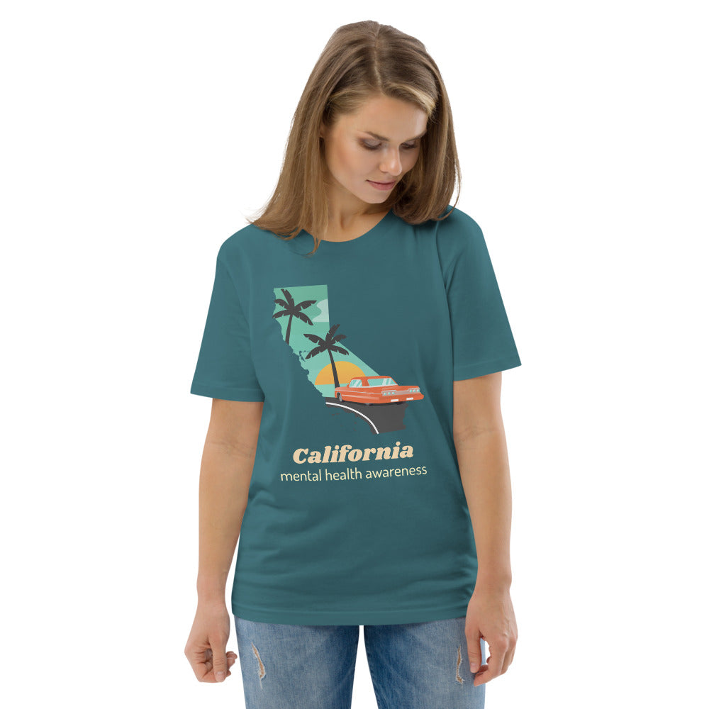 California unisex organic cotton t-shirt