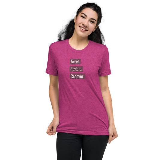 Reset, Restore, Recover t-shirt