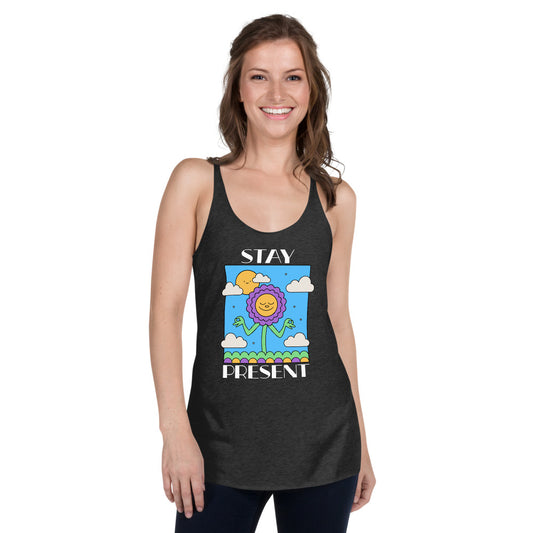 Stay Present Women's Racerback Tank